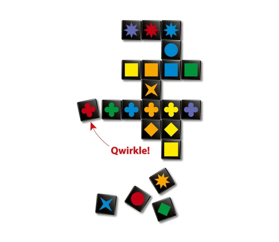 Qwirkle - jeu formes et couleurs édition voyage
