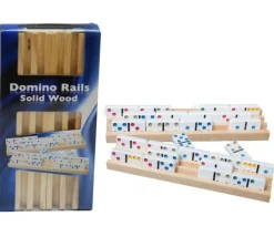 4 Rails Supports en bois domino rummy