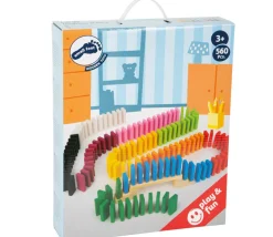 Rallye Dominos bois Arc en ciel XXL - 560 tuiles