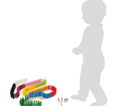 Rallye Dominos bois Arc en ciel XXL - 560 tuiles