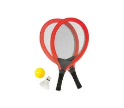 Raquettes jumbo enfant tennis badminton