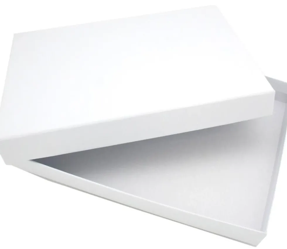 R1 Boite jeu 223 x 164 x 30 mm PM blanche à personnaliser