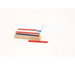 Réglettes calcul Additions Montessori avec plateau