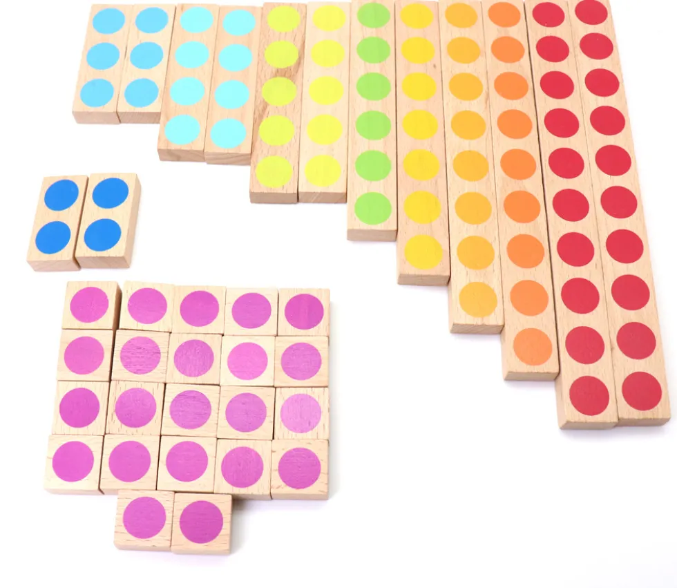 Réglettes calcul chiffres et points de 1 à 10 mathématiques