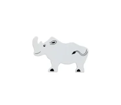 Rhinocéros en bois 57 x 90 x 15 mm