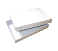 R2N Boite jeu rectangle 23.4 x 33.3 x 4,2 cm blanche neutre à personnaliser