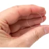 15 ronds transparents base de 25 x 2 mm en plexiglas