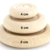 Roue bois de 4 cm trouée - 40 x 13 mm trou de 3.5 mm