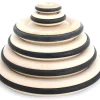Roue en bois de 12 cm avec pneu caoutchouc pour construction