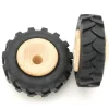 Roue tracteur de 6 cm avec pneu caoutchouc