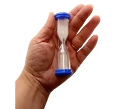 Sablier 90 secondes 1min30s - BLEU - 10.3 cm MM