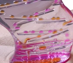 3 sabliers sensoriels zigzag