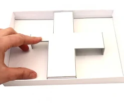 Sabot cale carton blanc intérieur pour boite R1