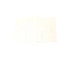 Sabot cale carton blanc intérieur pour boite R1