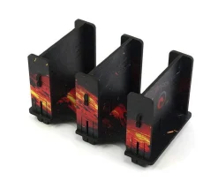 Sabot double noir MDF lave 2S pour mini cartes 42 x 64 mm