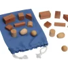 Sac Mystère Montessori 20 formes géométriques en bois