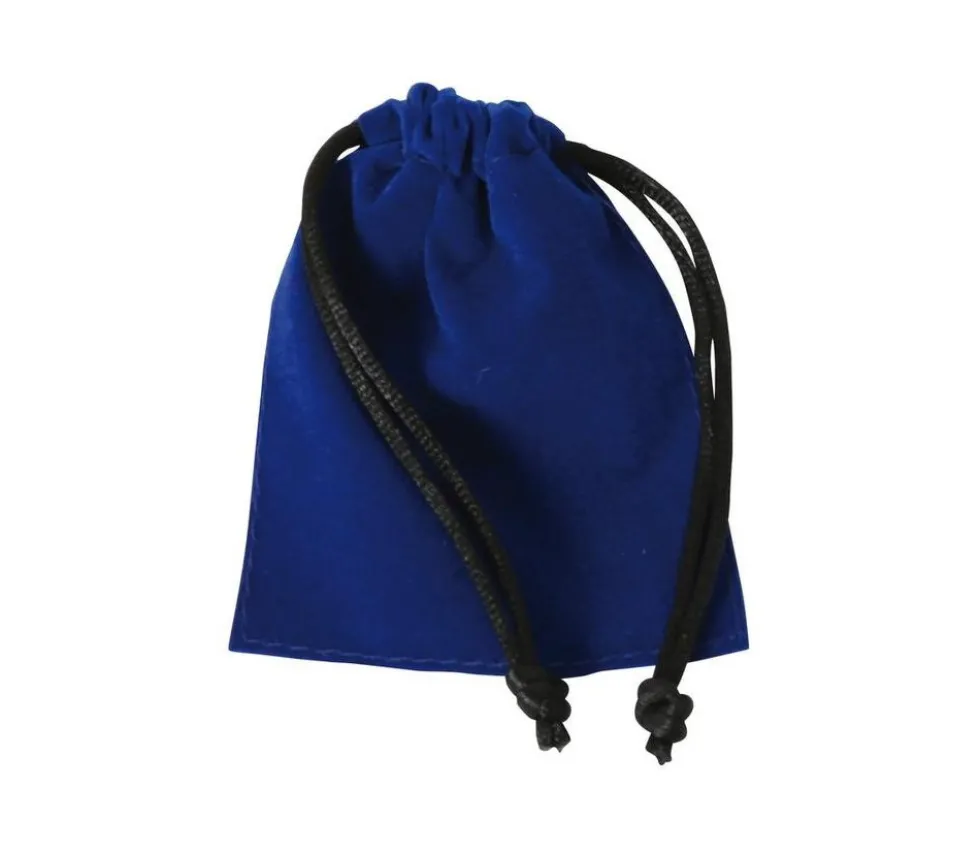 Sac suédine 85 x 70 mm BLEU modèle 0