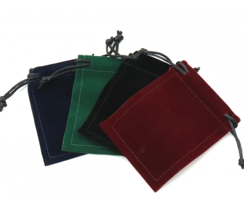 Sac suédine 85 x 70 mm BLEU modèle 0