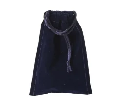 Sac suedine 95 x 140 mm modèle 1 bleu nuit