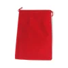 Sac suedine 125 x 190 mm modèle 2 rouge