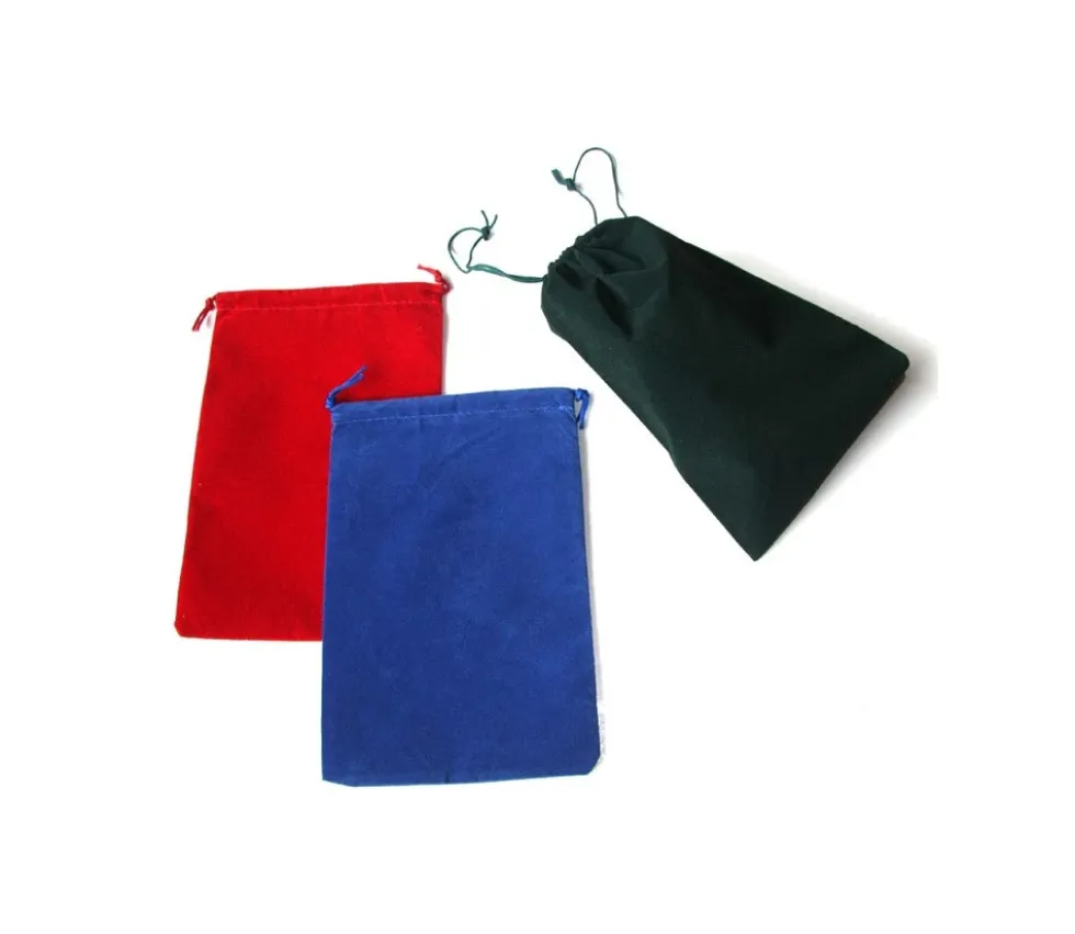 Sac suedine 125 x 190 mm modèle 2 rouge