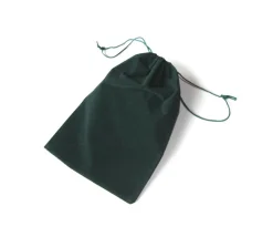 Sac suedine 125 x 175 mm modèle 2 vert