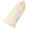 Sac tissu long + 60 x 25 cm - sachet 100 % coton écru