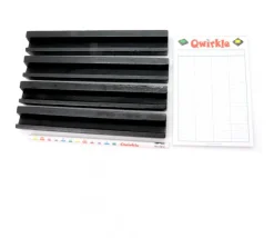 Set accessoires Qwirkle bonus 4 chevalets + 1 bloc score