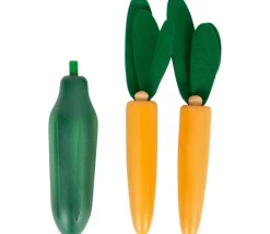 Set aliments végétariens en bois fresh jouets
