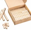 Set Base 10 bois - centaine dizaines et unités - 29 pièces