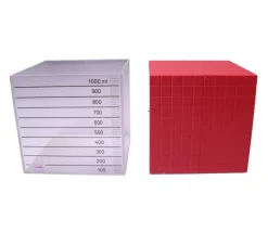Set complet Base 10 - 132 pièces encastrables centaines, dizaines et unités replastic
