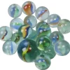 Set de 20 Billes en verre pour jeu + 1 calot en filet