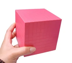Set de calcul décimal Base 10 - 121 pièces encastrables replastic