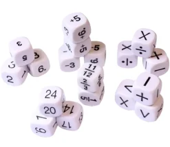Set 31 dés mathématiques pour école