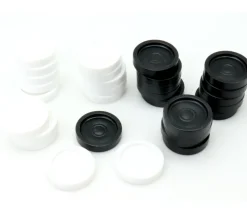 Set 30 pions backgammon jacquet plastique
