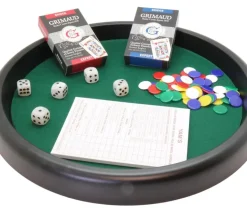 Set Piste multi-jeux tradition : cartes et dés