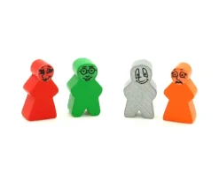 24 Stickers "visage / yeux pour personnalisation meeple