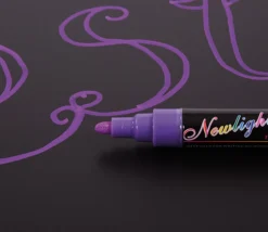 8 stylos à craie liquide couleurs vives pour tableau, ardoise, vitres