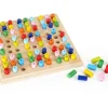 Sudoku en bois couleurs et chiffres