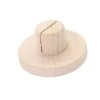 Support de carte rond en bois