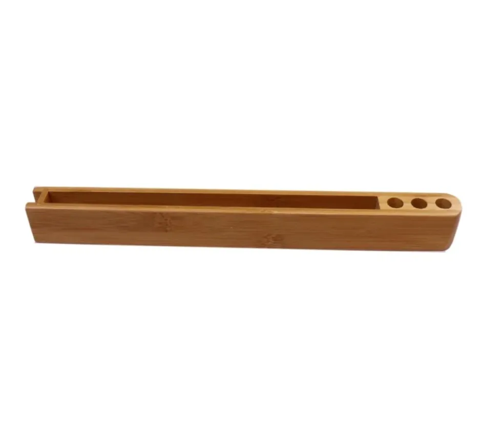 Support de cartes et accessoires en bambou