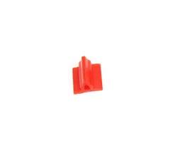 Support pion rouge avec pince 17x19x10 mm - Bioplastique