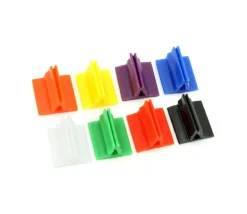 Support pion vert avec pince 17x19x10 mm - Bioplastique