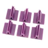 Support pion violet avec pince 17x19x10 mm pour jeu - Bioplastique