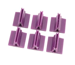Support pion violet avec pince 17x19x10 mm pour jeu - Bioplastique