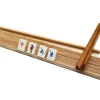 4 supports de pions pour jeu de lettres ou mah-jong 40 x 2 cm