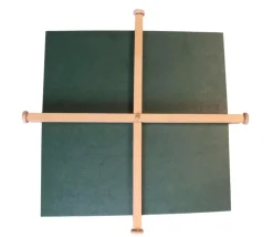 Support tournant en bois de 40 cm pour plateau de jeu 35.5 cm