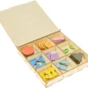 45 Symboles grammaire bois Montessori avec boîte