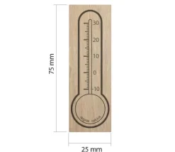 Tampon thermomètre 7.5 cm