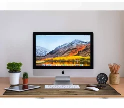 Tapis de Bureau 90 x 40 cm décor bois wood sous-main